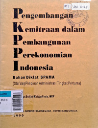 Pengembangan kemitraan dalam pembangunan perekonomian indonesia