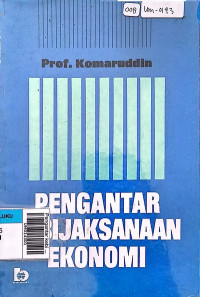 Pengantar kebijaksanaan ekonomi