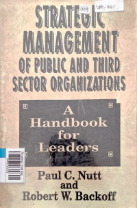 Strategi management of public & third sector organization