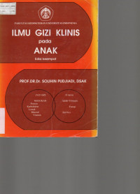 Image of Ilmu Gizi Klinis pada Anak