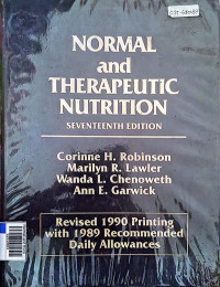 Normal and therapeutic nutrition